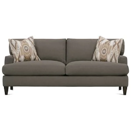 Contemporary Sofa with Track Arms